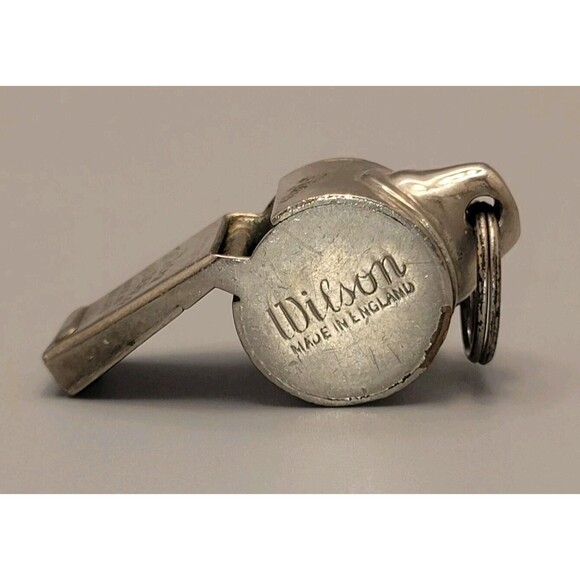 Vtg Wilson Police Whistle The Acme Thunderer Made In England Coach Referee - Picture 3 of 7
